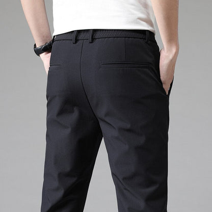 PORTO Slim Chino Pants – Men’s Stretch Cotton Slim Fit Business Casual Trousers