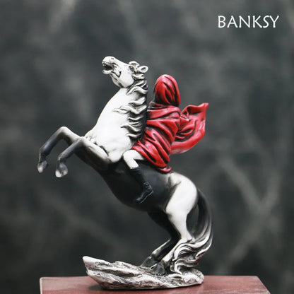 Banksy Horse Sculpture