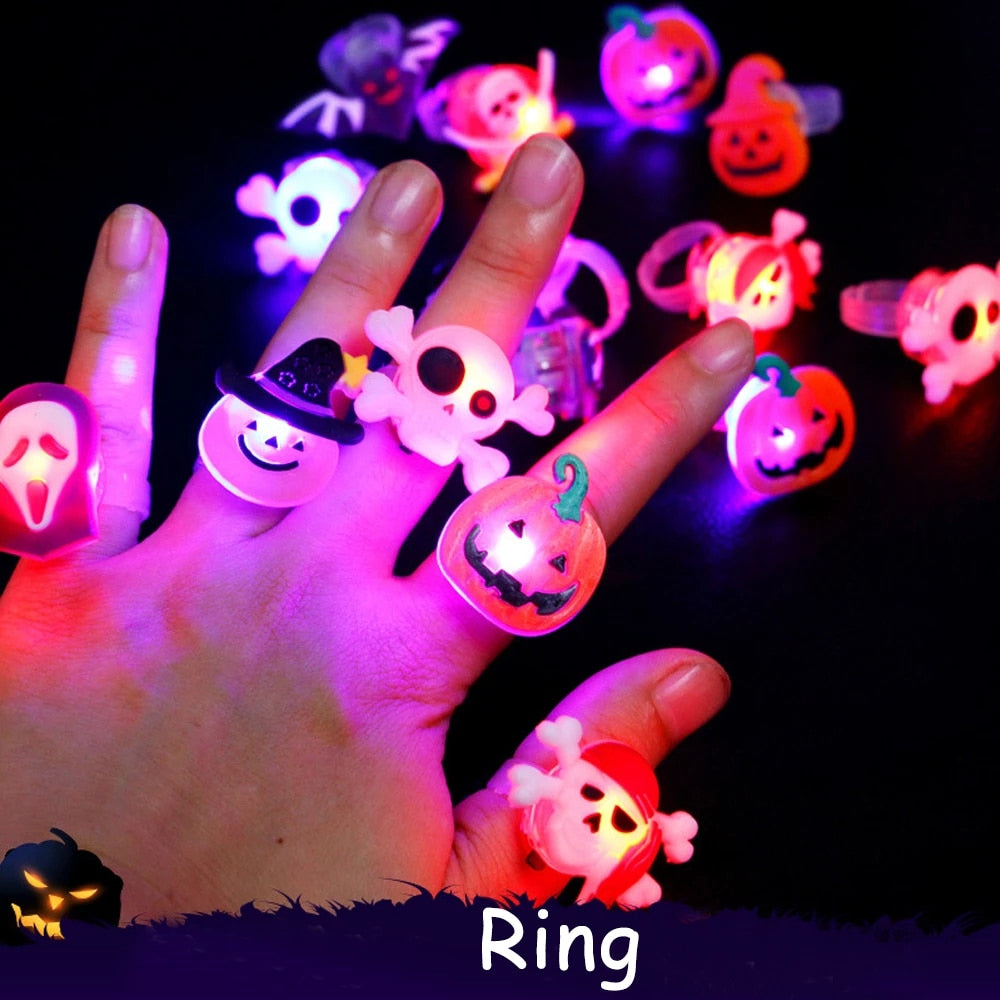 Glowing Ghost Skull Rings – Ventayo