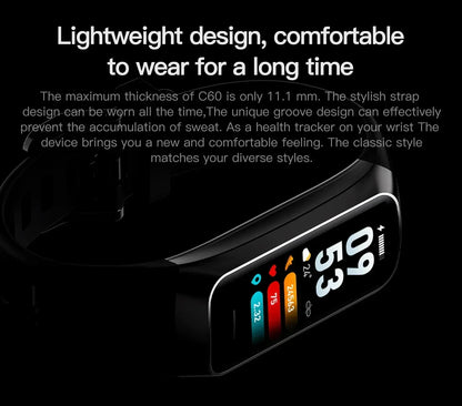 Smartwatch with Full Touch Screen – ECG Fitness Tracker & Heart Rate Monitor