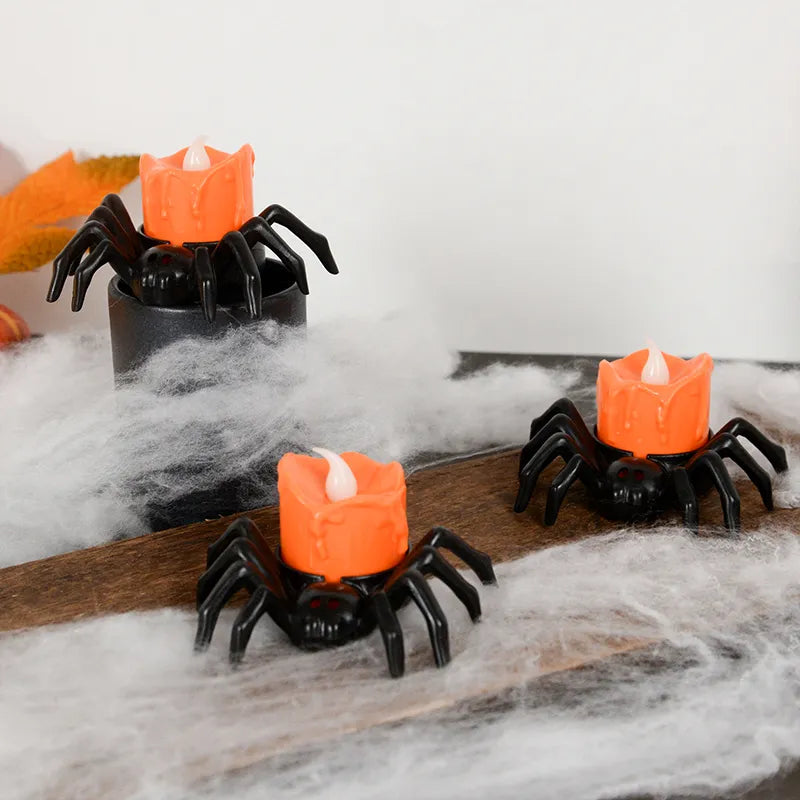 Spooky Spider LED Decor Candle – Ventayo