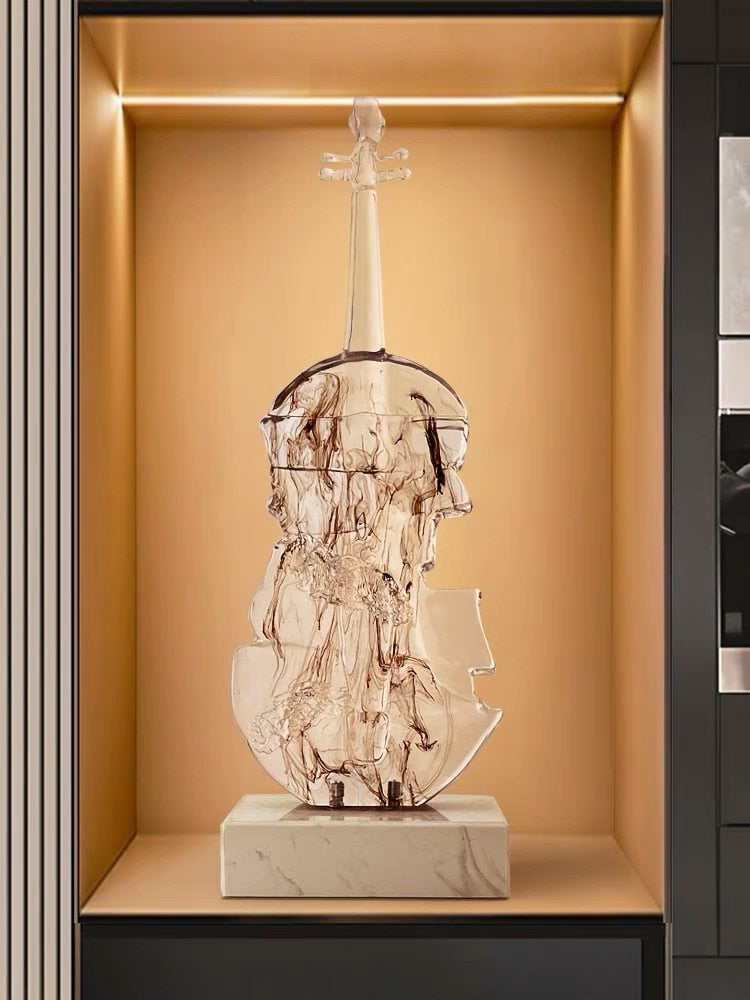 Abstract Violin Sculpture