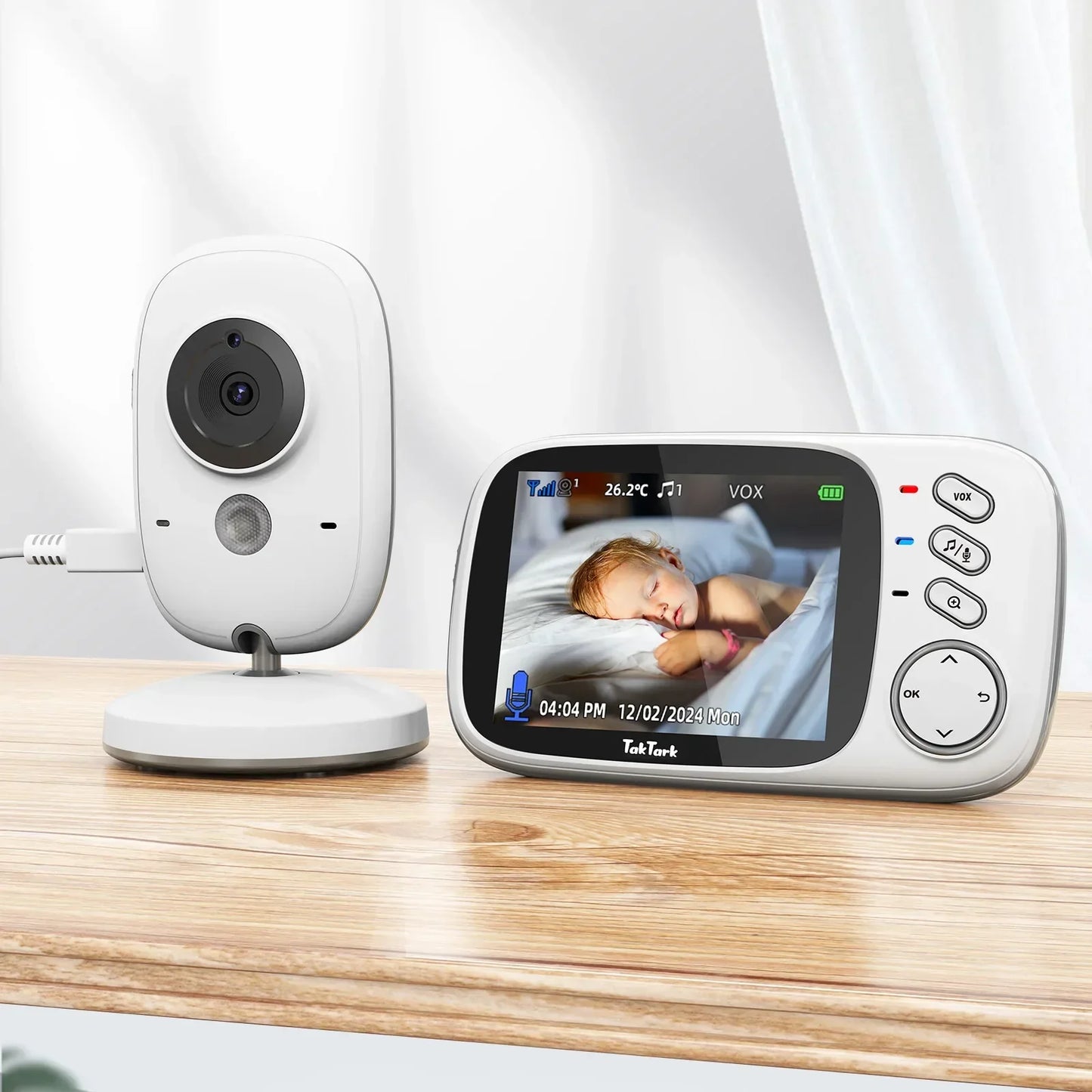 3.2-Inch Wireless Video Baby Monitor 