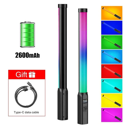 Handhållen RGB LED-ljusstav – 50CM fotografistudiolampa