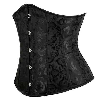 Elegance in Bloom Underbust Corset - Sculpt and Embrace Your Curves with Floral Grace