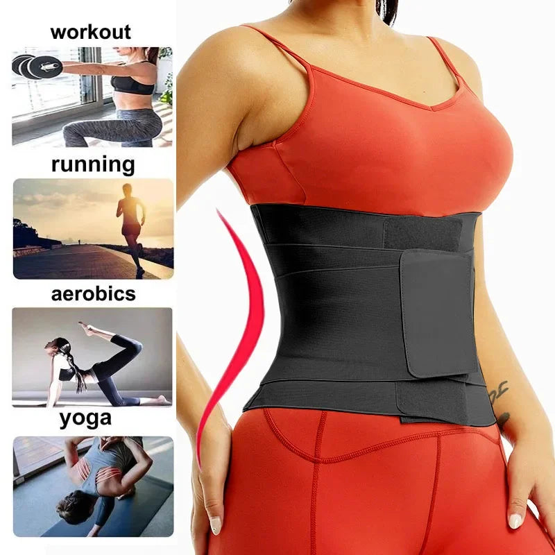 SculptFit Triple Layer Waist Trainer with Lumbar Support for Sculpting