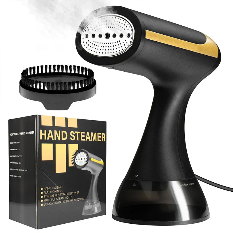 1500W Handheld Garment Steamer – Fast-Heat Portable Steam Iron for Home & Travel