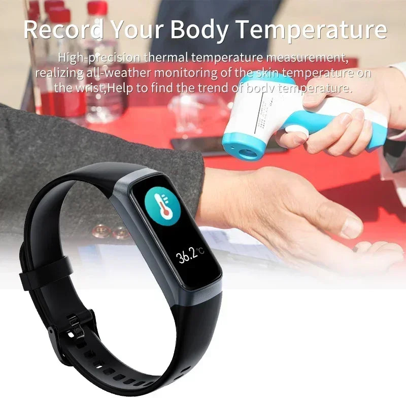 Smartwatch with Full Touch Screen – ECG Fitness Tracker & Heart Rate Monitor