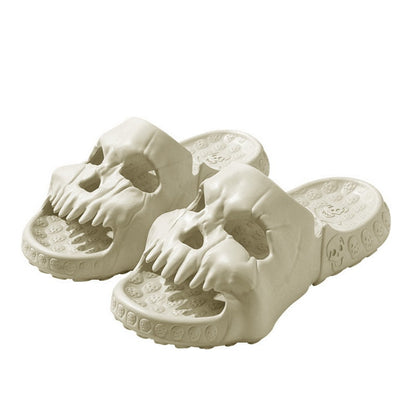 Skeleton Skull Thick Sole Slippers – Ventayo