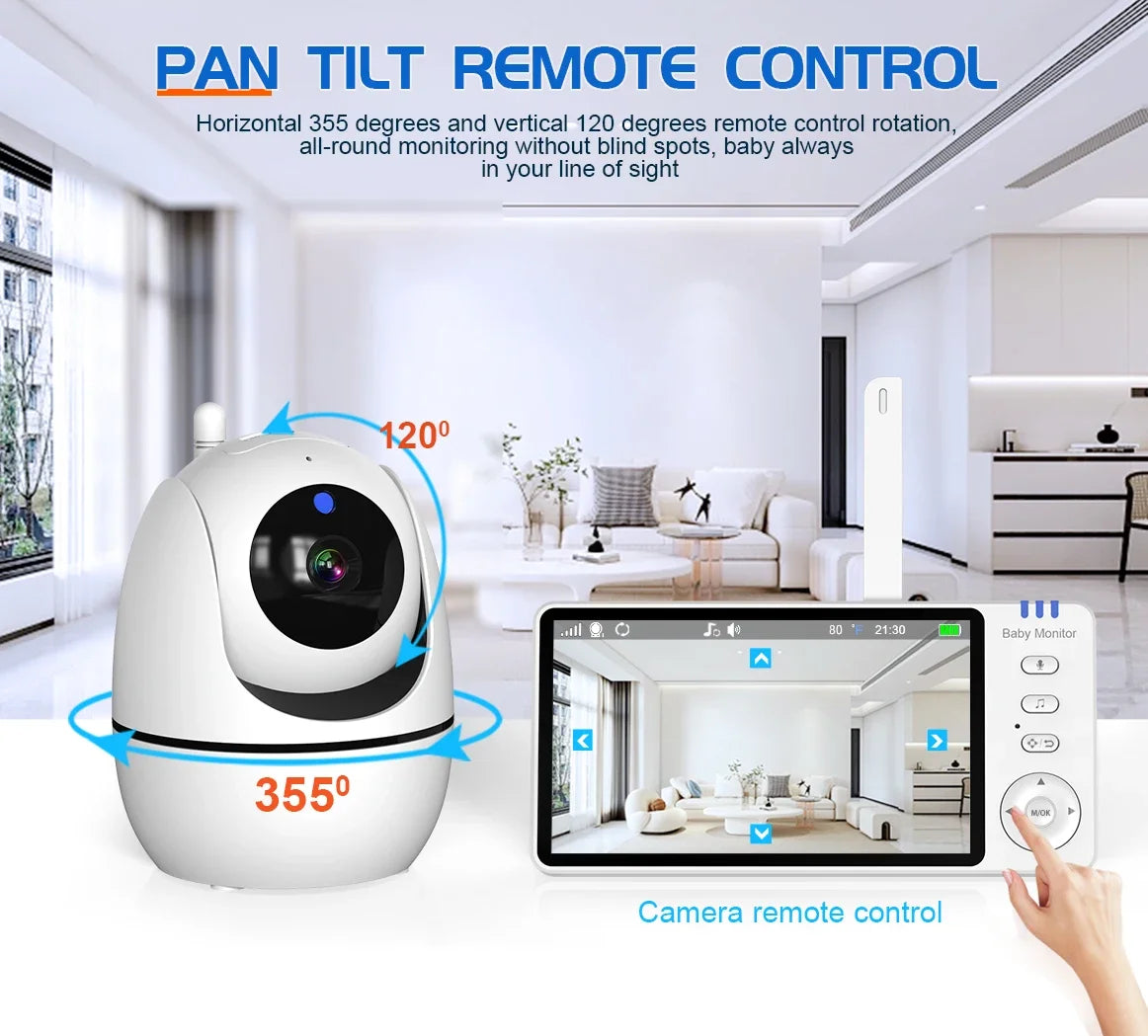 5.0-Inch Wireless Video Baby Monitor – ABM501