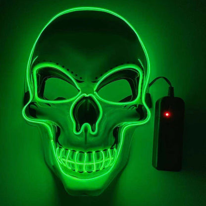 Neon LED Skeleton Party Mask – Ventayo