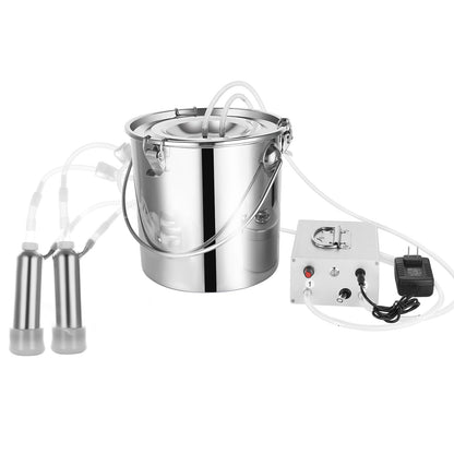 Machine de traite par aspiration pour vaches / chèvres, équipement robuste 6L