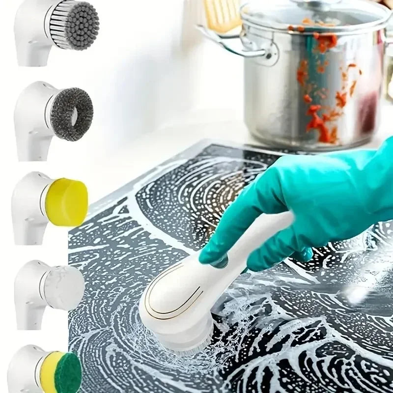5-in-1 Multifunctional Electric Cleaning Brush