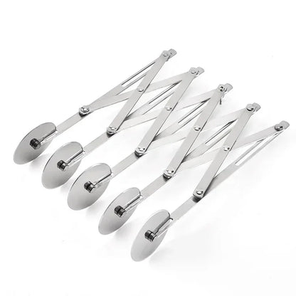 Stainless Steel Multi-Wheel Dough Divider – Adjustable Pastry Cutter