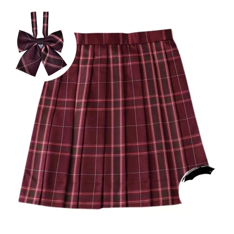 High Waist Preppy Girls Dance Mini Skirt