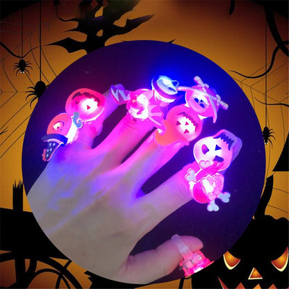 Glowing Ghost Skull Rings – Ventayo