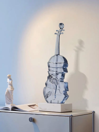 Abstract Violin Sculpture