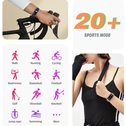 Smartwatch für Herren & Damen – Voller Touch Fitness- & Gesundheitstracker