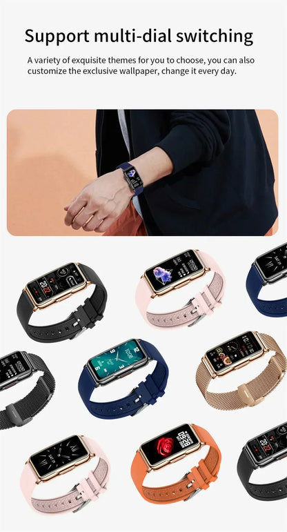 Smartwatch für Herren & Damen – Voller Touch Fitness- & Gesundheitstracker