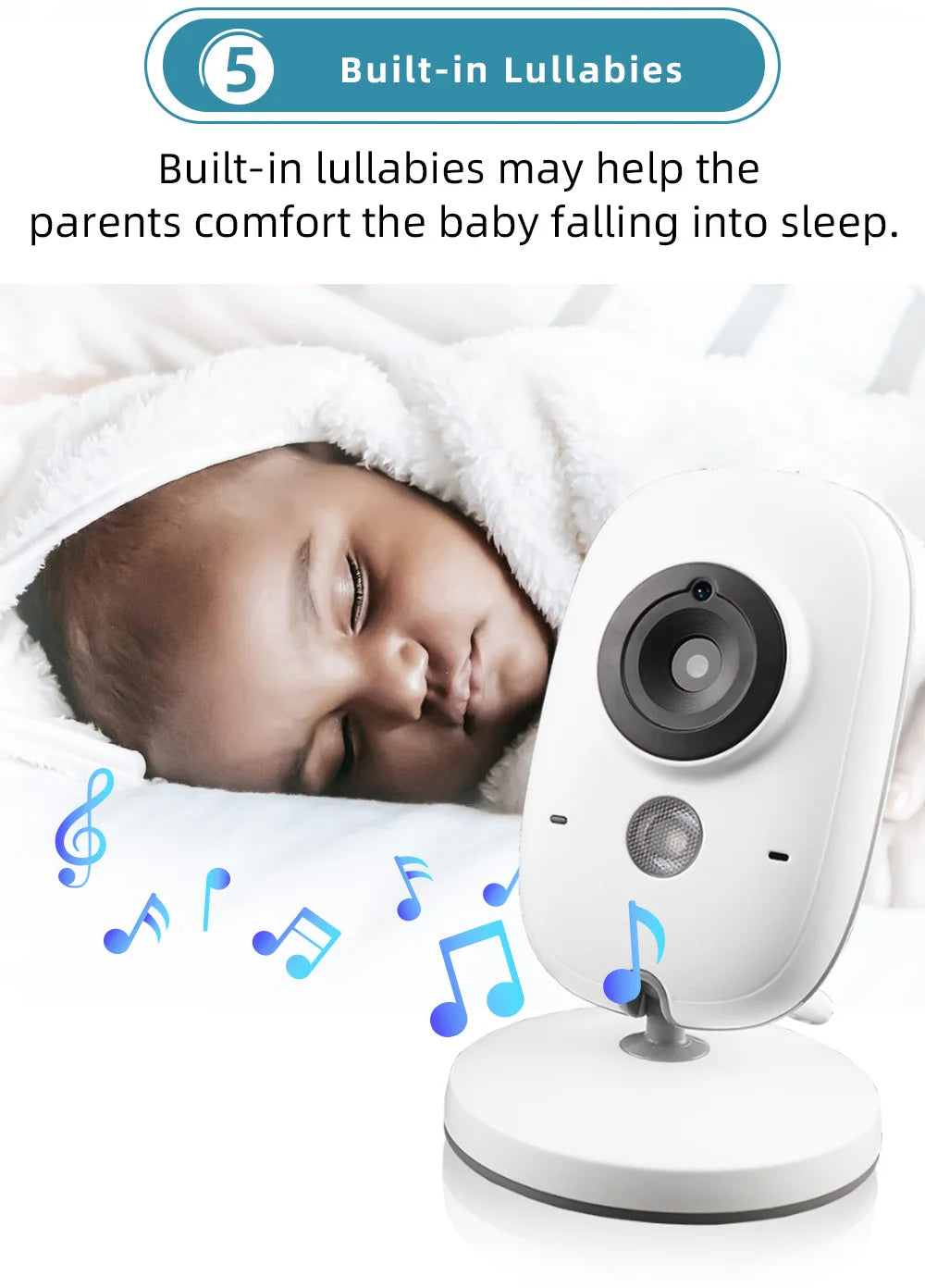 3.2-Inch Wireless Video Baby Monitor 