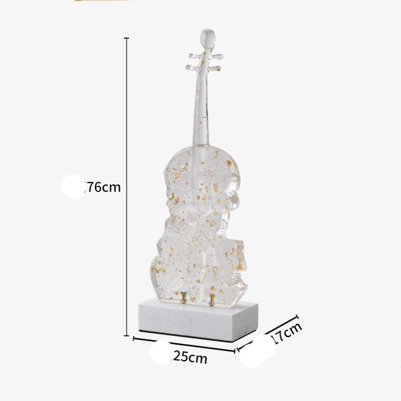 Abstract Violin Sculpture