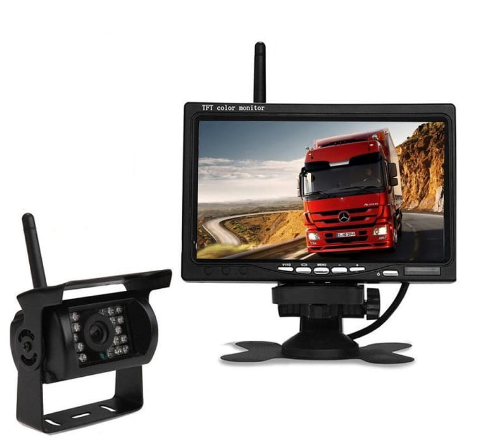 Wireless Backup Camera System for RV Truck Trailer – HD Rear View Monitor Kit