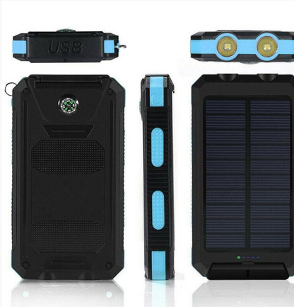 500000mAh Solar Charger Waterproof Power Bank External