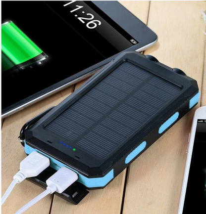 500000mAh Solar Charger Waterproof Power Bank External