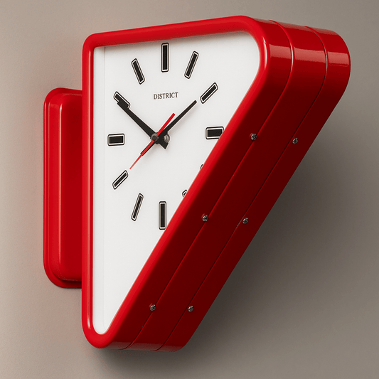 Ventayo – Sculptural | Modern Wall Clock with Dual-Sided Design & Silent Movement | Minimalist Decor for Contemporary Interiors