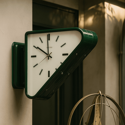 Ventayo – Sculptural | Modern Wall Clock with Dual-Sided Design & Silent Movement | Minimalist Decor for Contemporary Interiors