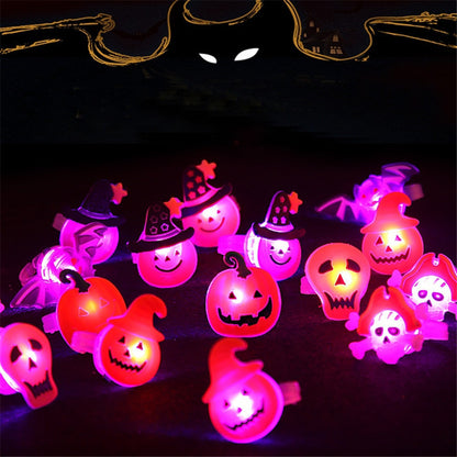 Glowing Ghost Skull Rings – Ventayo