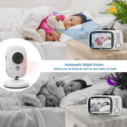3.2-Inch Wireless Video Baby Monitor 