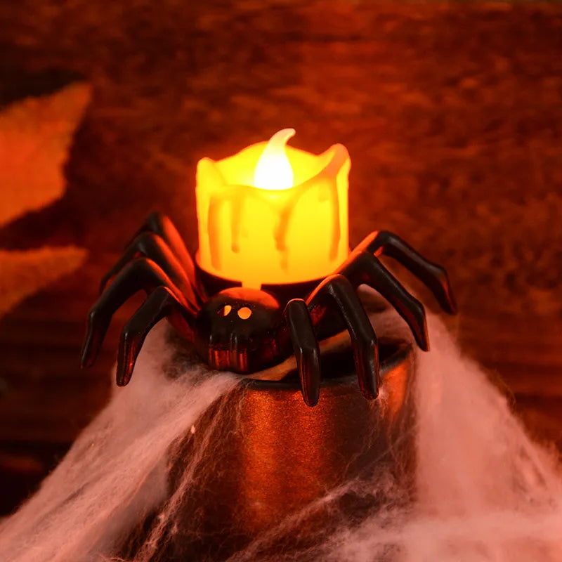 Spooky Spider LED Decor Candle – Ventayo