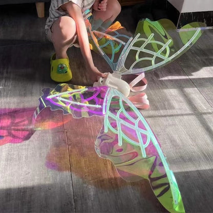WonderLand Electric Colorful Kids / Adults LED Fairy Wings Costume
