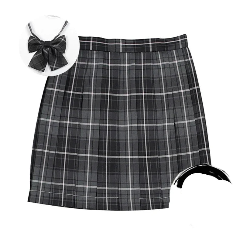 High Waist Preppy Girls Dance Mini Skirt