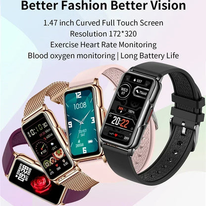 Smartwatch für Herren & Damen – Voller Touch Fitness- & Gesundheitstracker