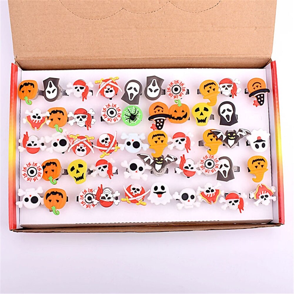 Glowing Ghost Skull Rings – Ventayo