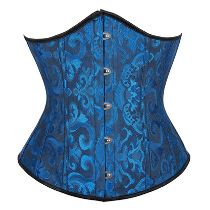 Elegance in Bloom Underbust Corset - Sculpt and Embrace Your Curves with Floral Grace