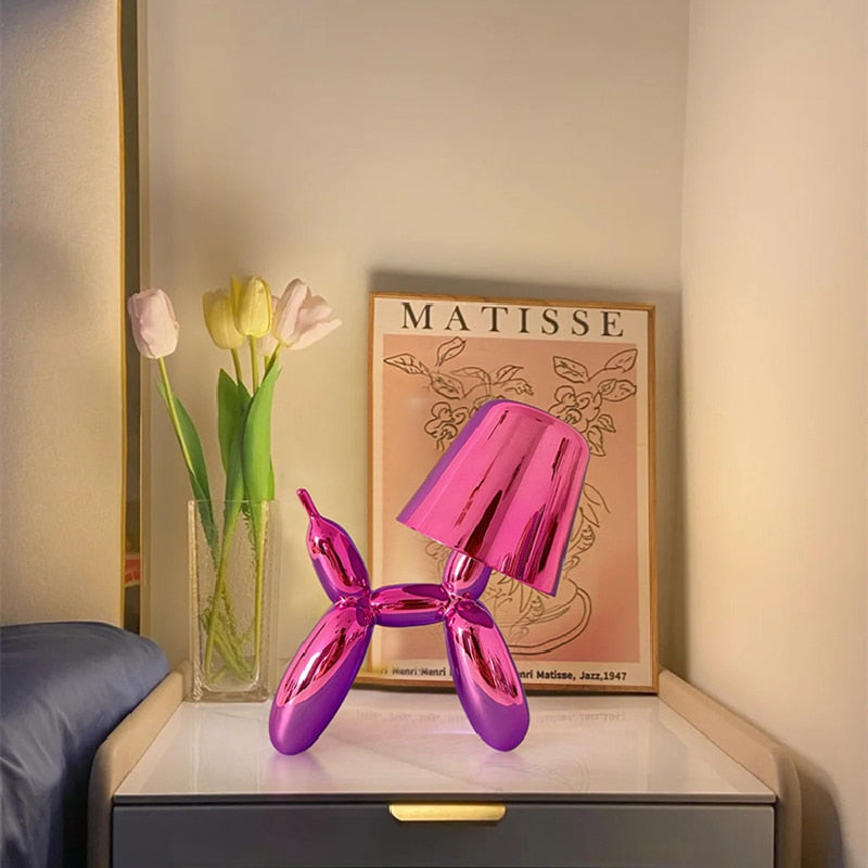 Balloon Dog Lamp