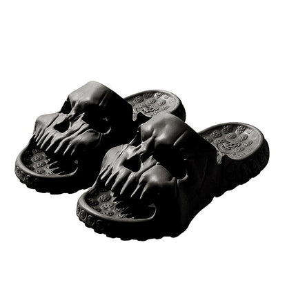 Skeleton Skull Thick Sole Slippers – Ventayo