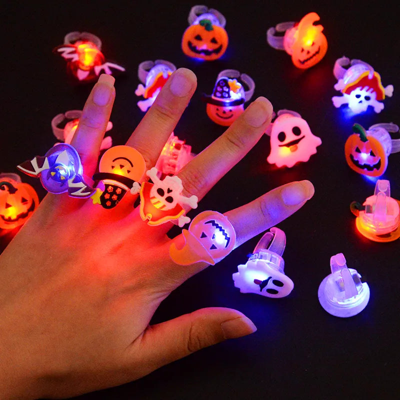 Glow Ghost Spooky Rings – Ventayo