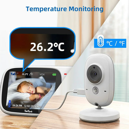 3.2-Inch Wireless Video Baby Monitor 