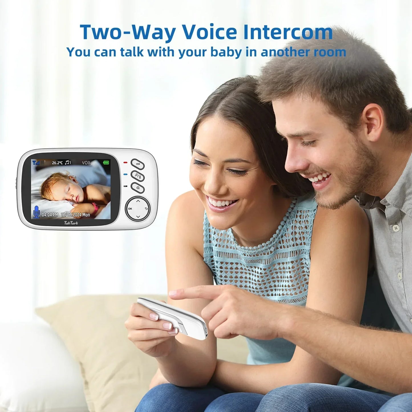 3.2-Inch Wireless Video Baby Monitor 