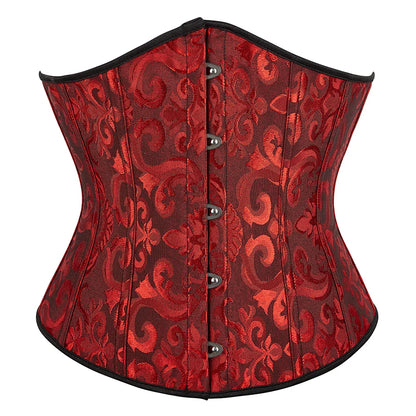 Elegance in Bloom Underbust Corset - Sculpt and Embrace Your Curves with Floral Grace