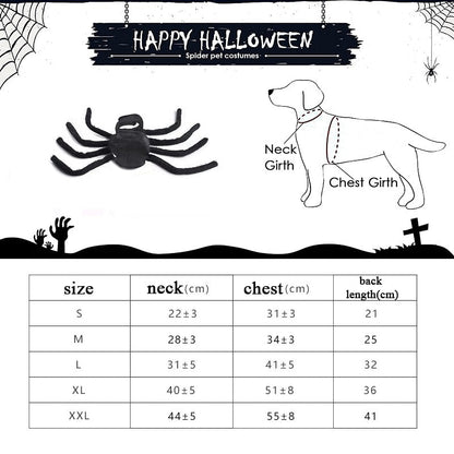 Black Spider Pet Costume – Ventayo