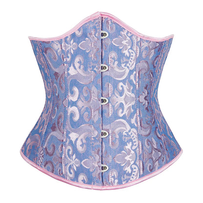 Elegance in Bloom Underbust Corset - Sculpt and Embrace Your Curves with Floral Grace