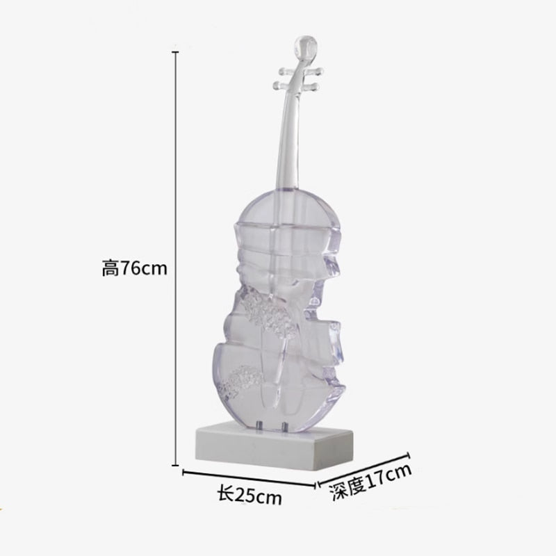 Abstract Violin Sculpture