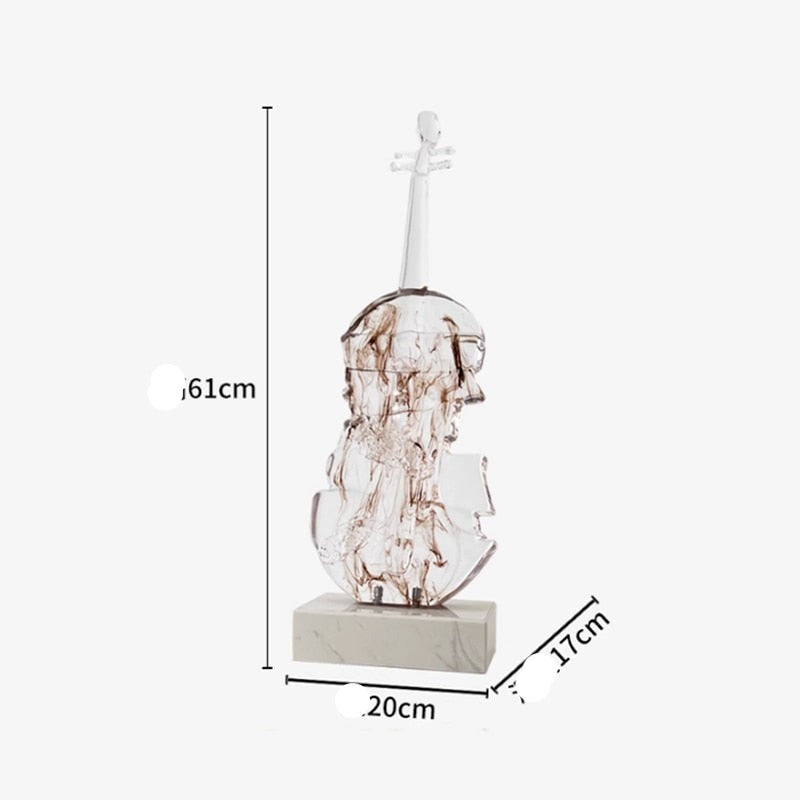 Abstract Violin Sculpture