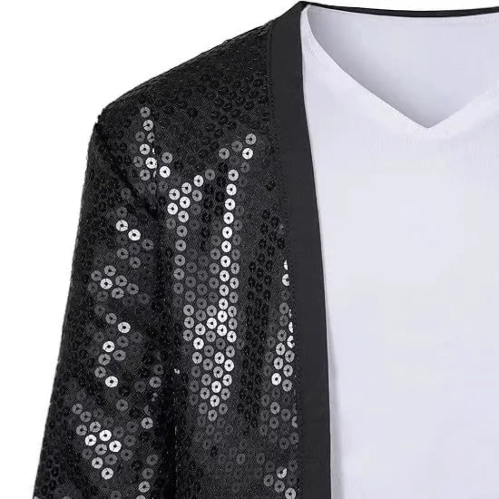 Ventayo – Shimmering Sequin Costume Set for Performances with Comfortable Fit | Versatile Outfit for Halloween and Themed Parties
