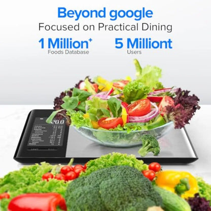 Ventayo – Smart Food Kitchen Scale with Nutritional Calculator Free App for Weight Loss | Nutritional Calculator, Macro Tracking
